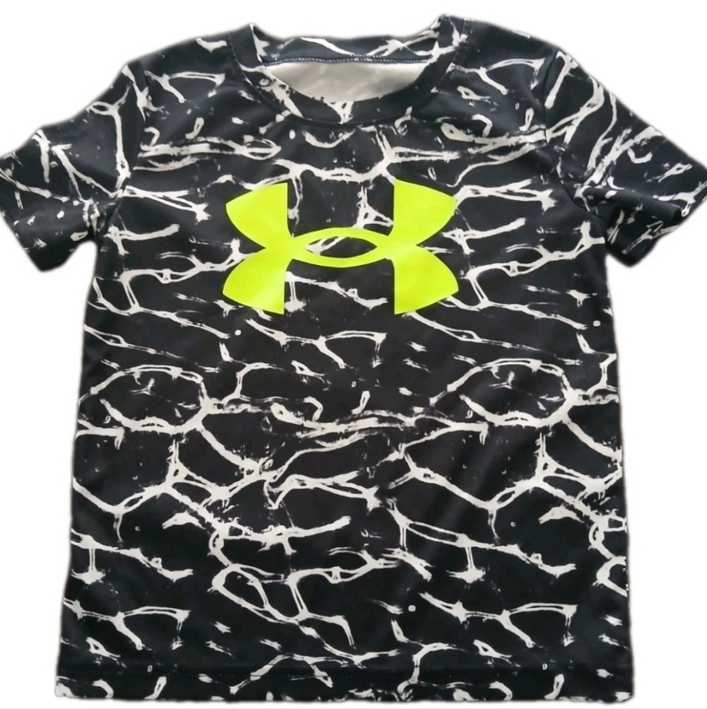 Under Armour UA Tech Big Logo Printed Boy's short-sleeve Athletic Shirt Size: 4
